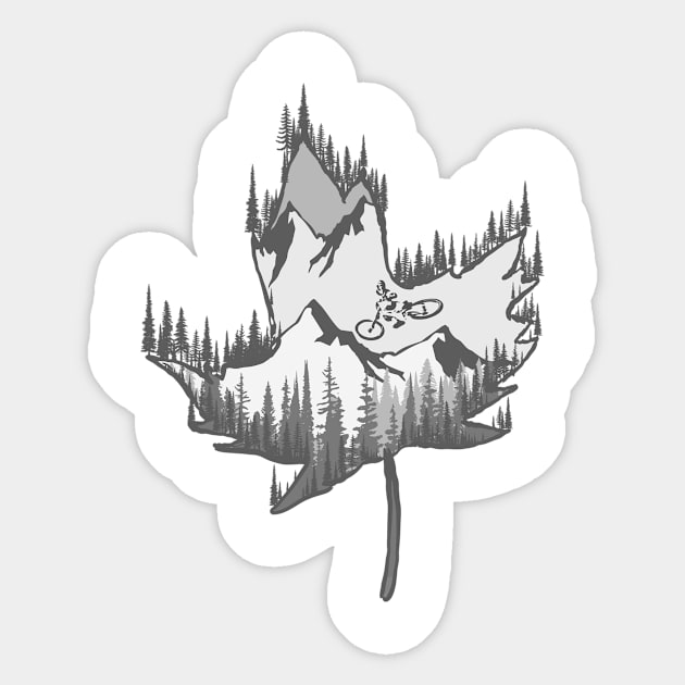 Maple Sticker by Bongonation